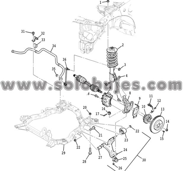 Soporte tijera Captiva 2017 catalogo