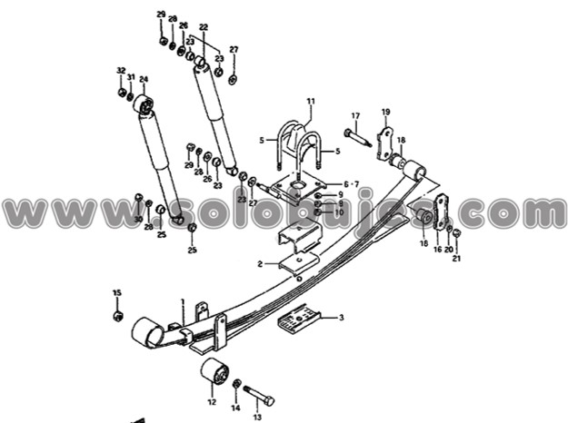 Caucho muelle Super Carry 1998 catalogo