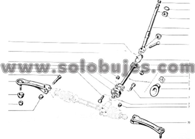 Buje cruceta direccion Renault 12 1984 catalogo