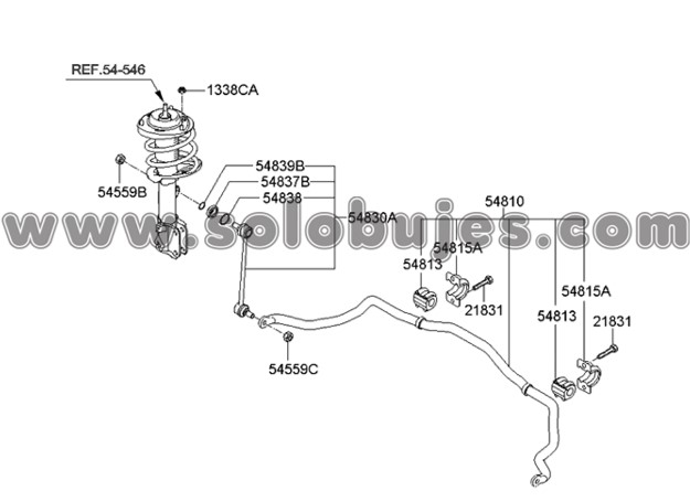 Caucho estabilizadora Sportage 2005 catalogo