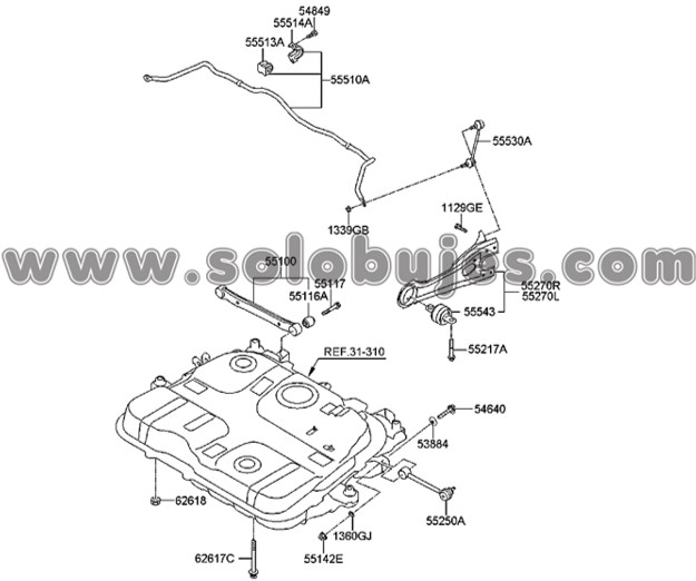 Buje rotula Carens 2011 catalogo