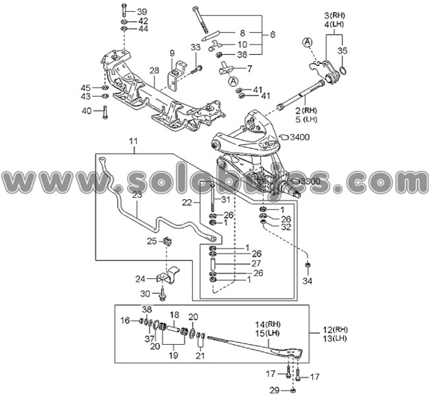 Caucho estabilizadora K2500 1999 catalogo