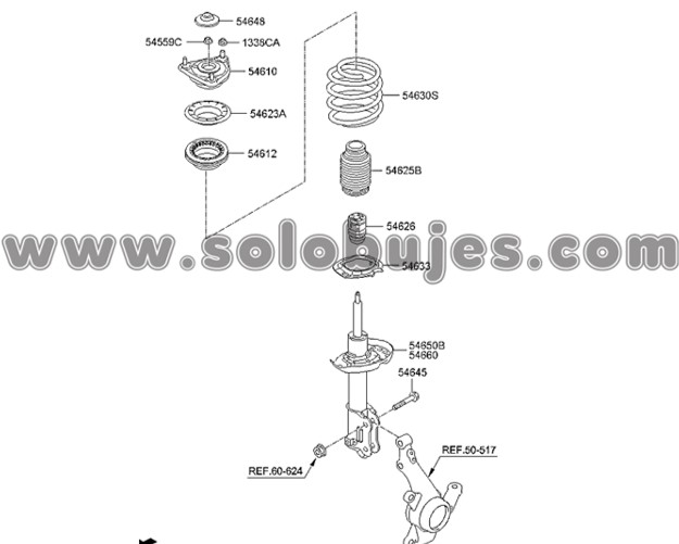 Soporte amortiguador Soul 2017 catalogo