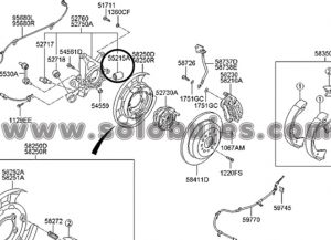 Buje cacho trasero Mohave 2015 catalogo