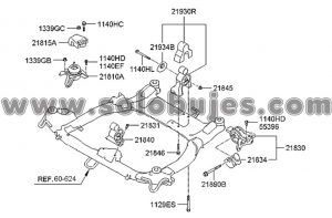 Buje soporte motor frontal Cadenza 2011 catalogo