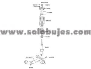 Soporte amortiguador Mohave 2015 catalogo