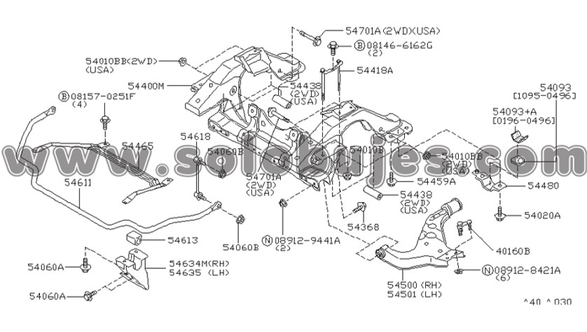 Muñeco delantero Pathfinder 1997 catalogo