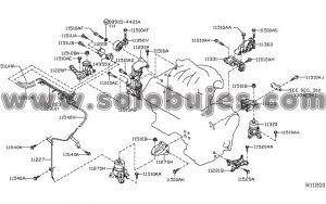 Soporte motor delantero Murano 2020 catalogo