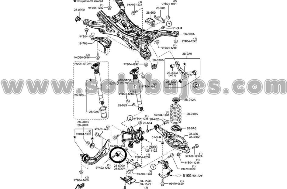 Buje templete CX5 2015 catalogo