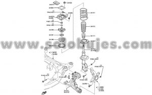 Buje tijera CX9 2014 catalogo