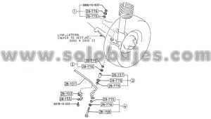 Cauchos estabilizadora traseros 323 1992 catalogo