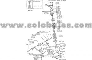 Soporte amortiguador 323 1988 catalogo