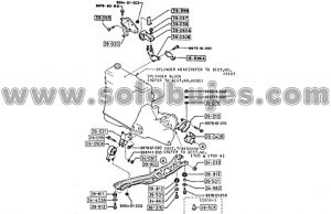 Soporte motor delantero 323 1985 catalogo