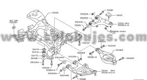 Buje puente Nissan Patrol 2016 catalogo