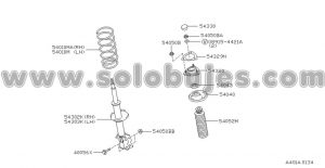 Soporte amortiguador Bluebird 1993 catalogo