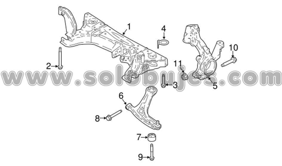 Buje tijera Ecosport 2021 catalogo