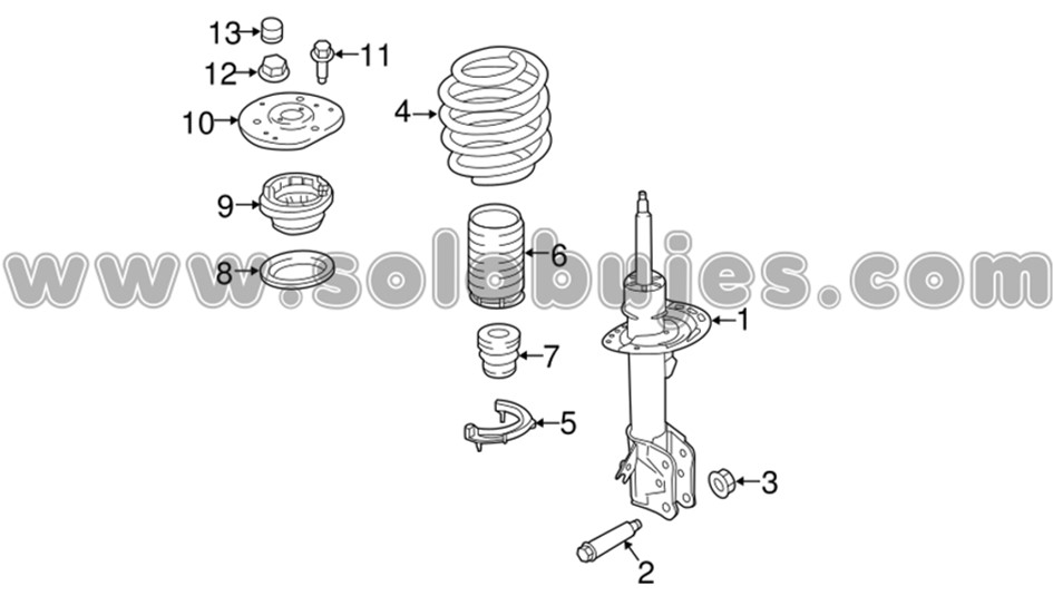 Soporte amortiguador Edge 2016 catalogo