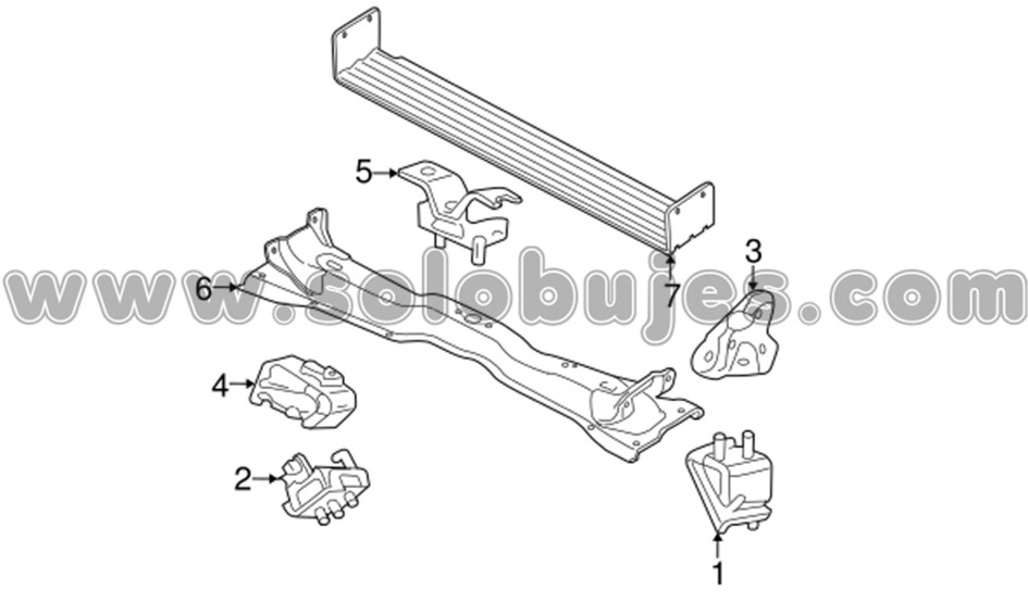 Soporte caja Explorer 2002 catalogo