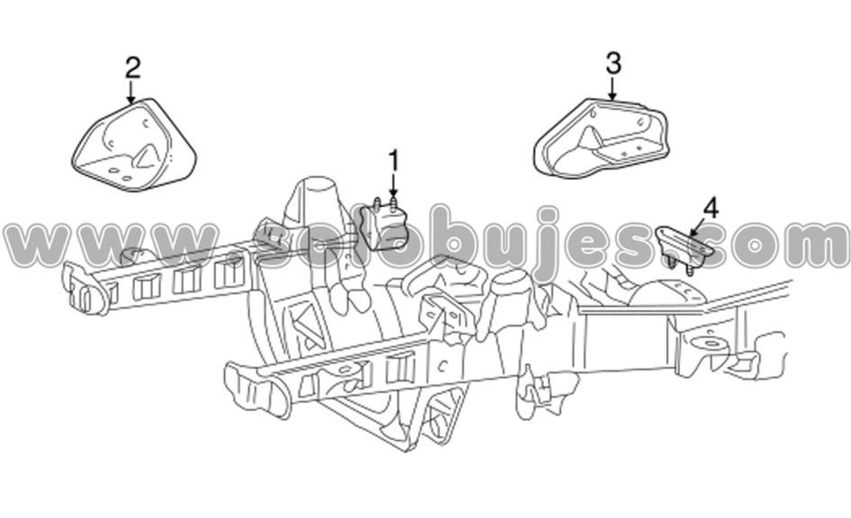 Soporte motor Explorer 2001 catalogo