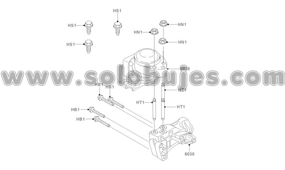 Soporte motor derecho Ecosport 2004 catalogo