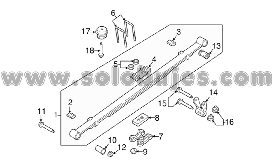 Buje balancin F150 2016 catalogo