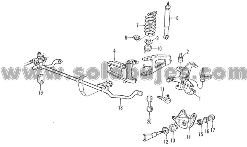 Muñeco derecho F150 1988 catalogo