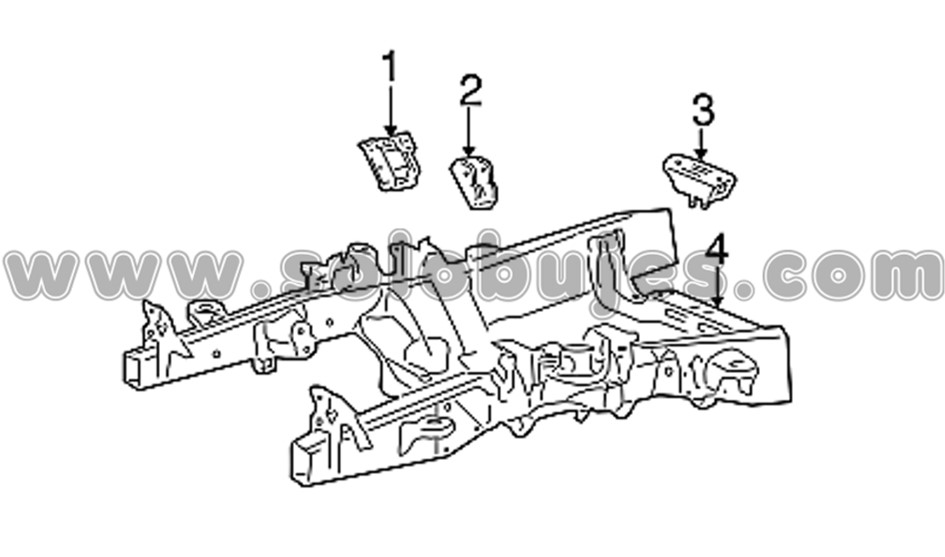 Soporte caja F150 2007 catalogo