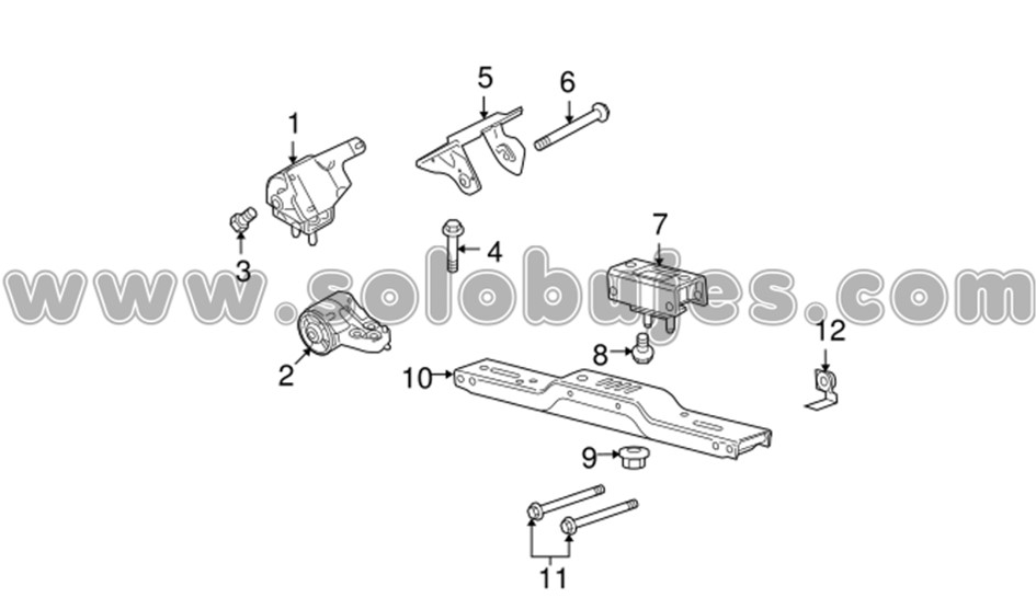 Soporte motor derecho F150 2014 catalogo