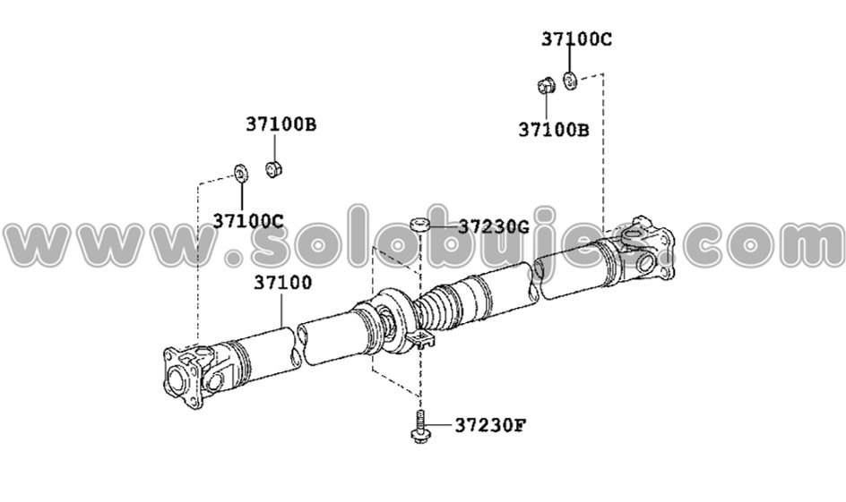 Soporte cardan Rav4 2007 catalogo