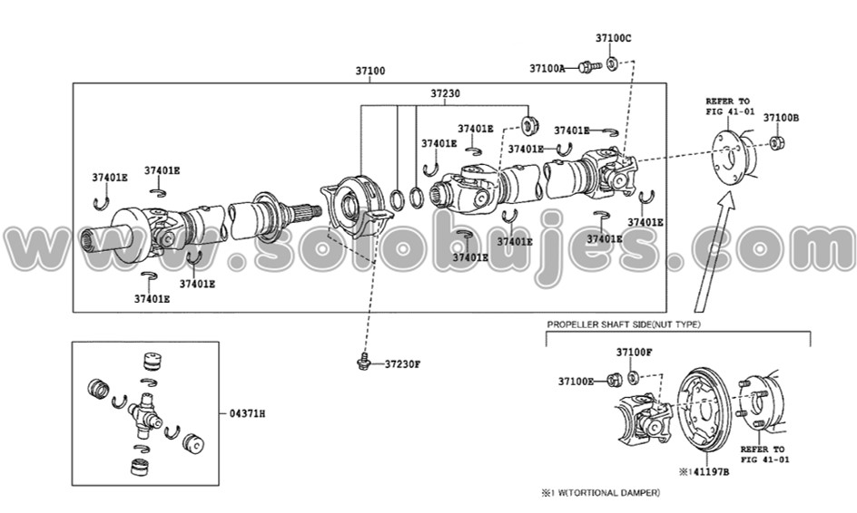 Soporte cardan Hilux 2022 catalogo