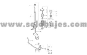 Soporte amortiguador Gol 2005 catalogo