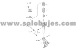 Soporte amortiguador Jetta 2017 catalogo