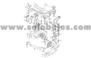 Soporte motor derecho Jetta 1999 catalogo