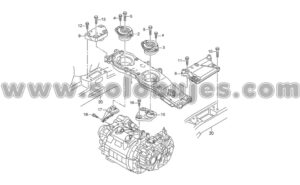 Soporte motor izquierdo Golf 2014 catalogo
