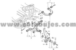 Buje tijera inferior Amarok 2015 catalogo