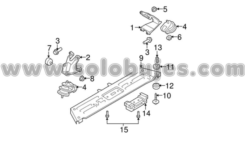 Soporte caja Grand Vitara sz 2014 catalogo