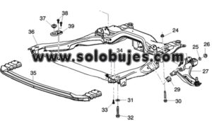 Buje tijera corbatin Chevrolet Spark GT 2022 catalogo