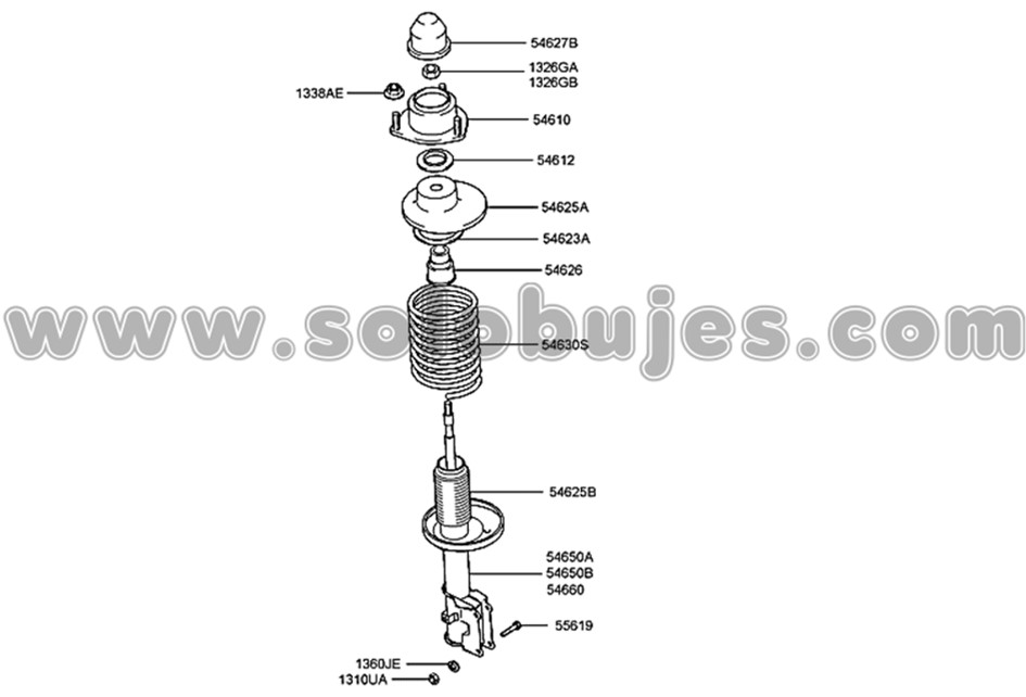 Soporte amortiguador Atos 1999 catalogo