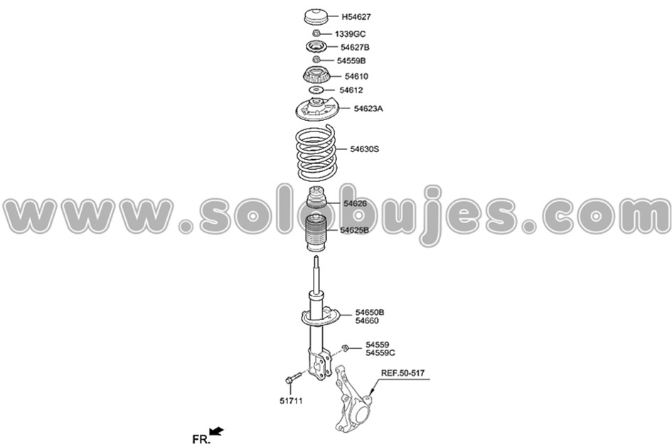 Soporte amortiguador Eon 2015 catalogo