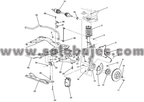 Soporte tijera Traverse 2016 catalogo