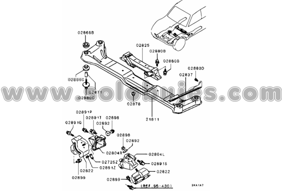 Buje puente Pajero 2023 catalogo