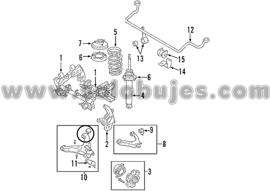 Buje tijera Montero 2014 catalogo