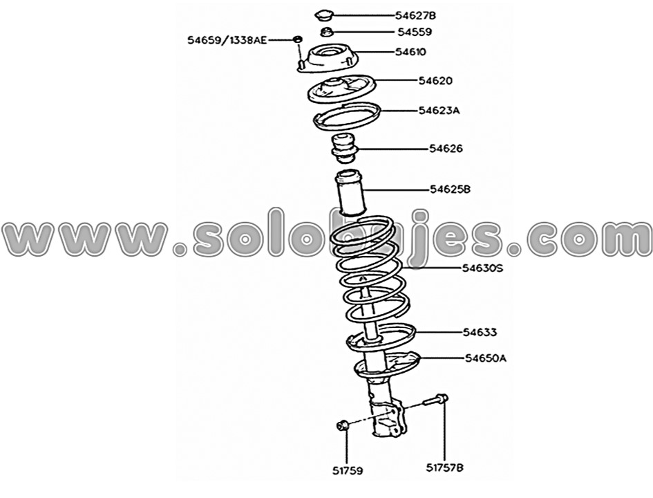 Soporte amortiguador Elantra 1998 catálogo