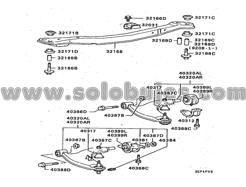 Buje tijera Lancer 1988 catálogo