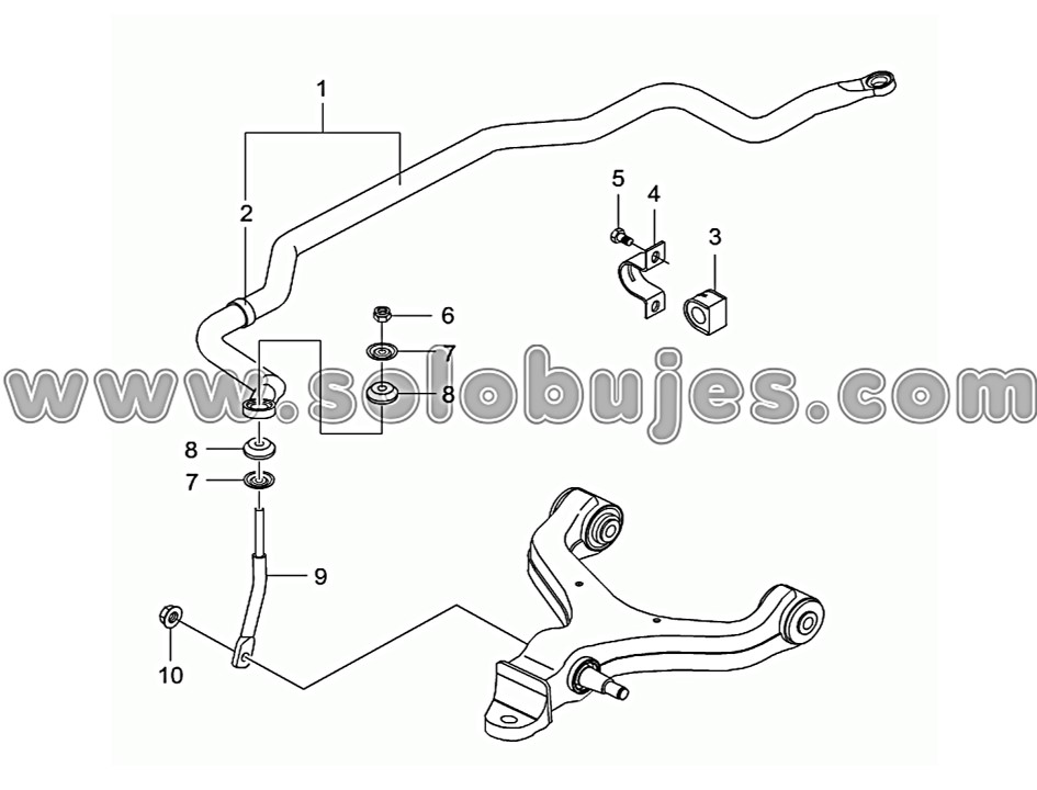 Muñecos delanteros Rexton 2020 catálogo
