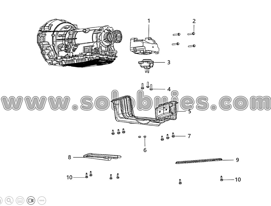 Soporte caja Durango 2014 4x4 catálogo