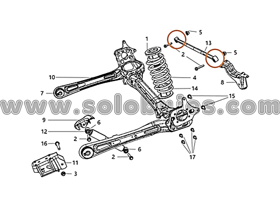 Buje templete transversal Grand Caravan 2015 catálogo