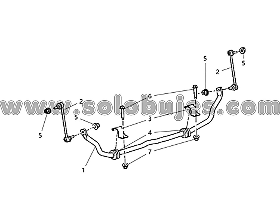 Cauchos estabilizadora Grand Caravan 2001 catálogo