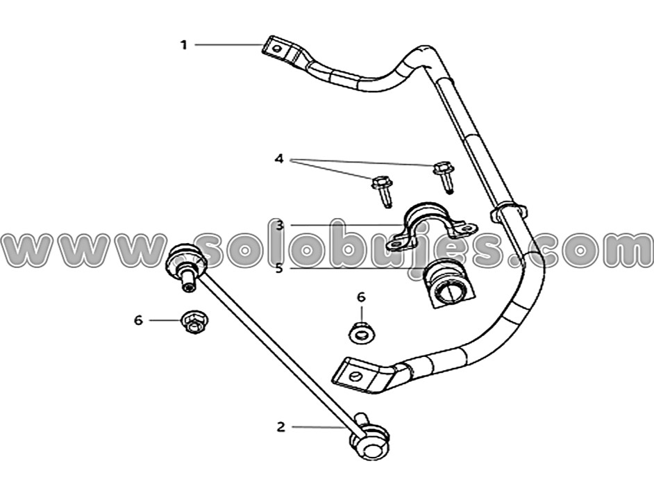 Cauchos estabilizadora Grand Caravan 2020 catálogo