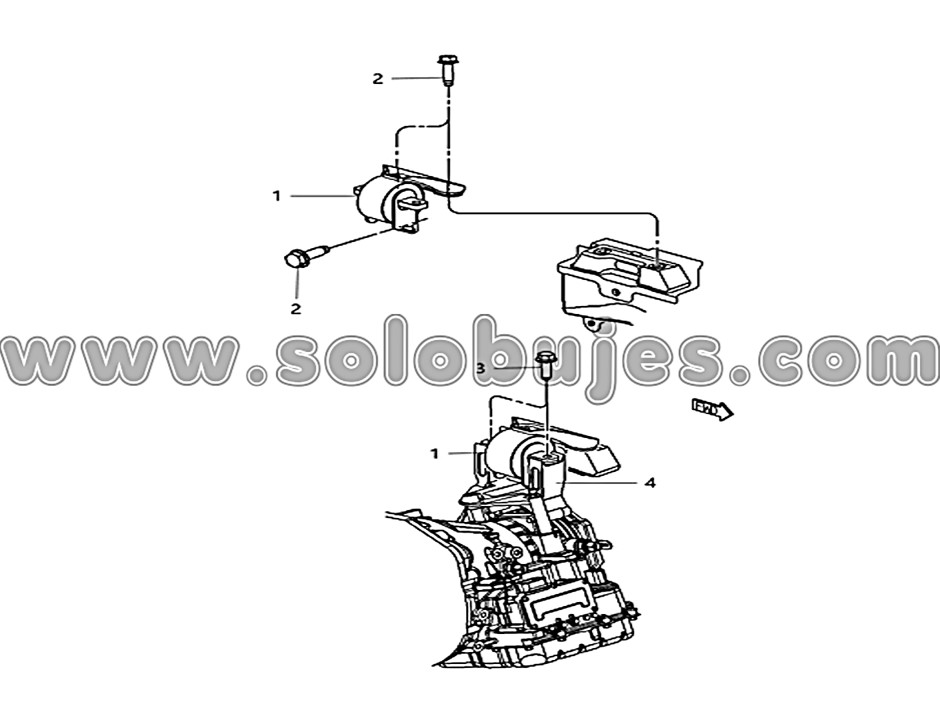 Soporte caja Avenger 2012 catálogo